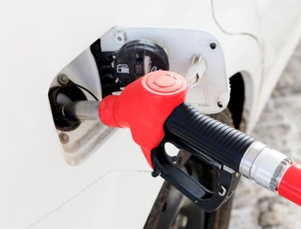 A gas pump inside a gas tank